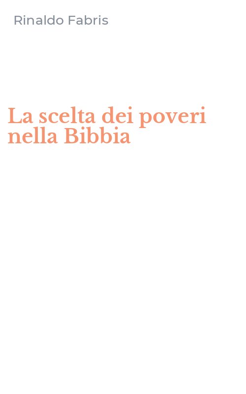 La scelta dei poveri nella Bibbia