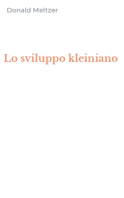 Lo sviluppo kleiniano