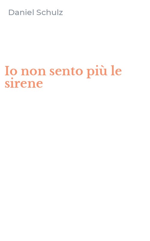 Io non sento più le sirene