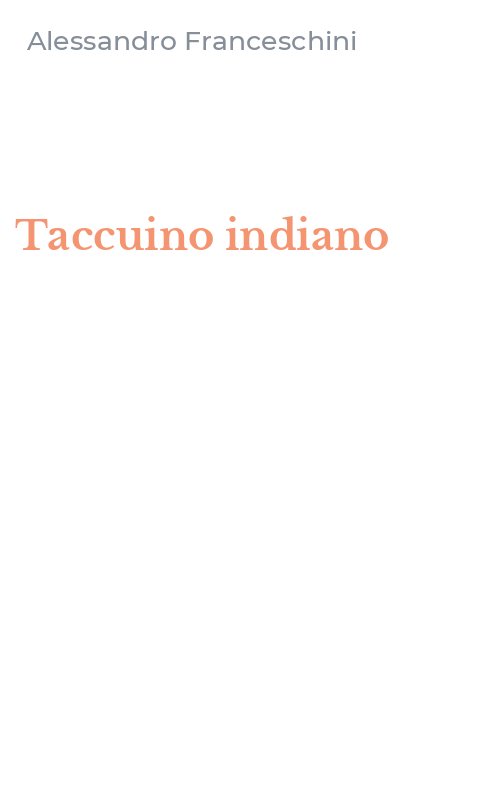 Taccuino indiano