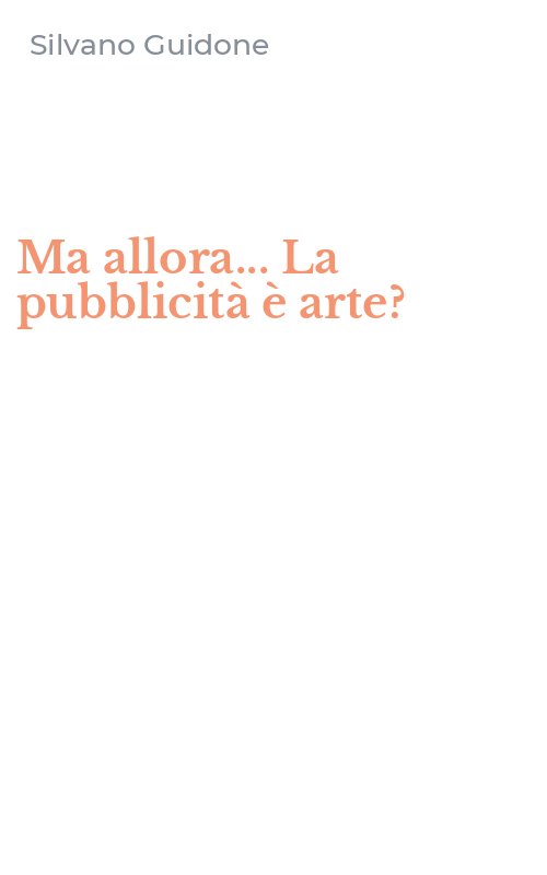 Ma allora... La pubblicità è arte?