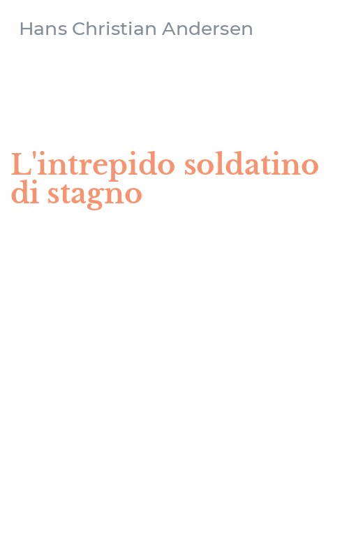 L'intrepido soldatino di stagno