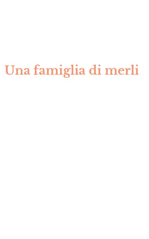 Una famiglia di merli