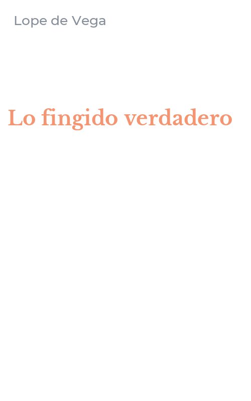 Lo fingido verdadero