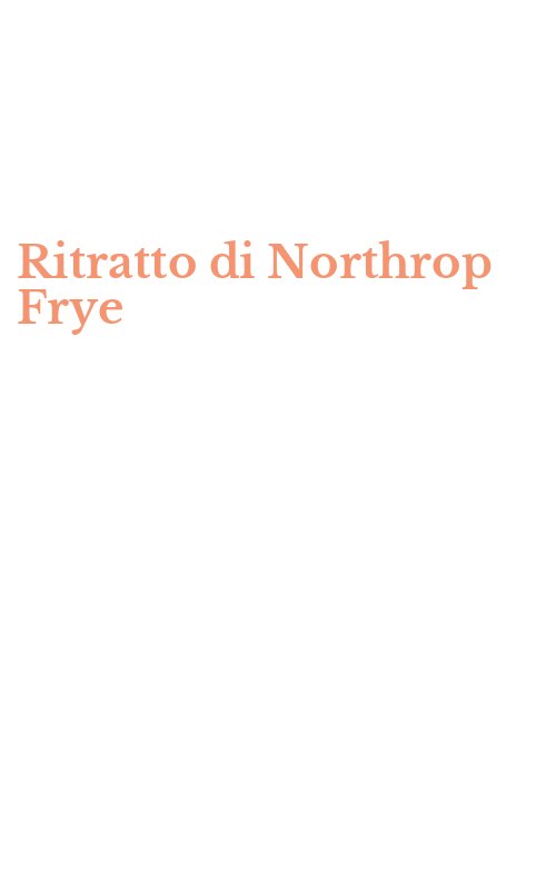 Ritratto di Northrop Frye