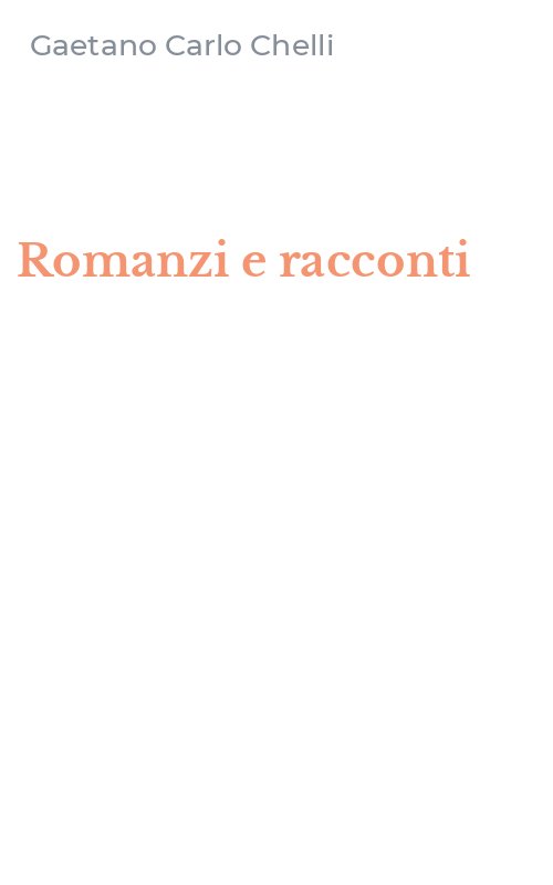 Romanzi e racconti