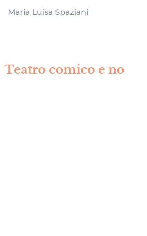 Teatro comico e no