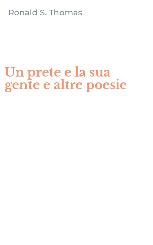 Un prete e la sua gente e altre poesie