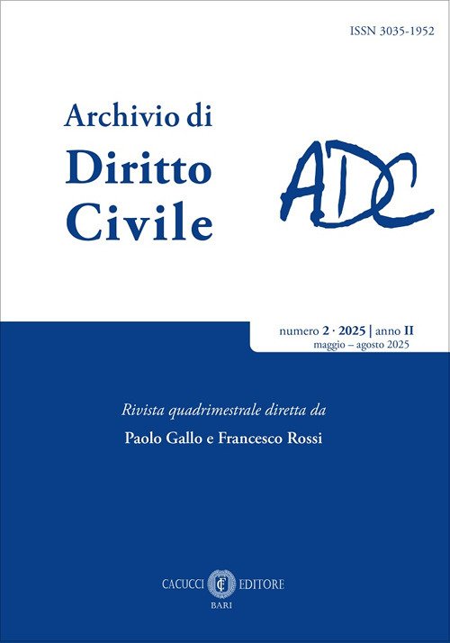 Archivio di diritto civile