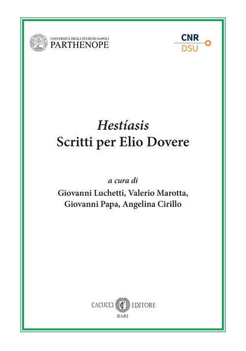 Hestíasis. Scritti per Elio Dovere
