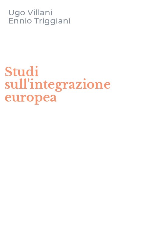 Studi sull'integrazione europea