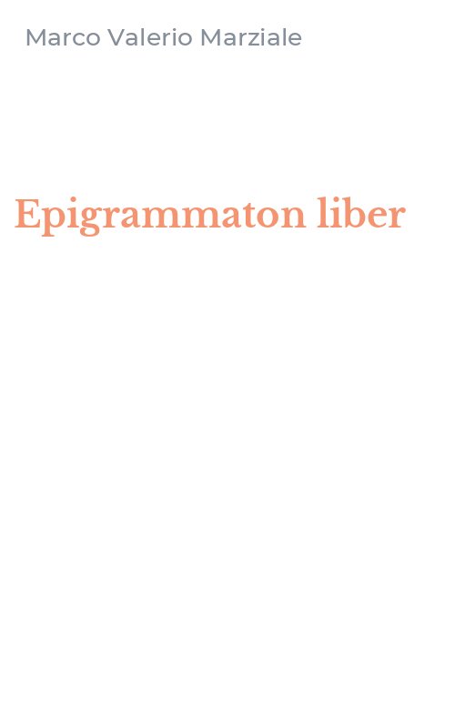 Epigrammaton liber