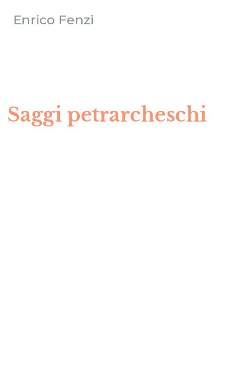 Saggi petrarcheschi