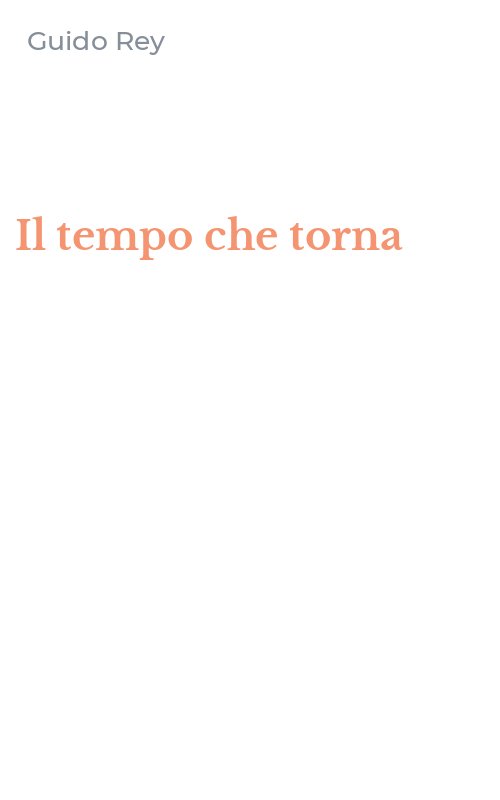 Il tempo che torna