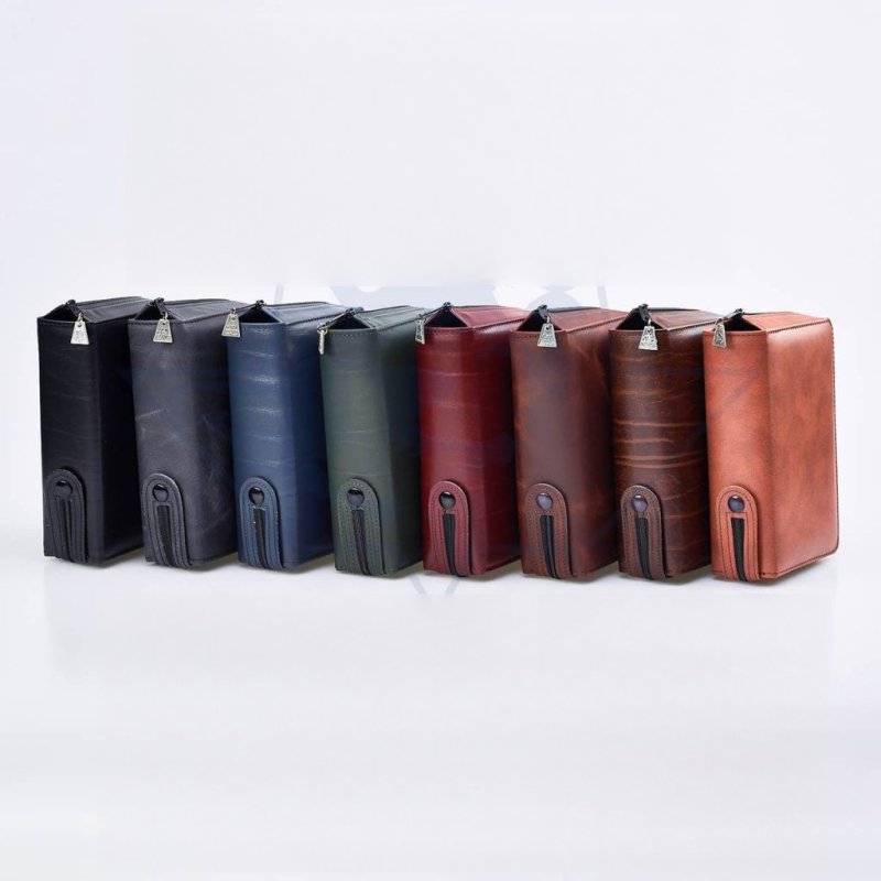 MARRONE CUSTODIA VOLUME UNICO PELLE