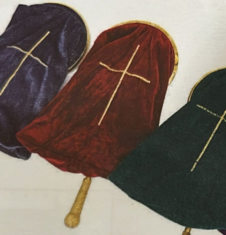 SACCO PORTA ELEMOSINA 25 CM ROSSO