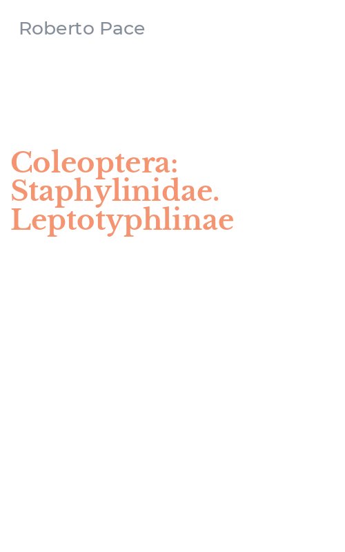 Coleoptera: Staphylinidae. Leptotyphlinae