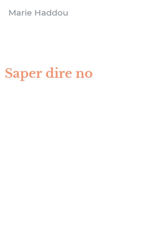 Saper dire no