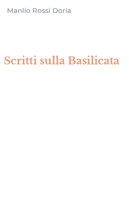 Scritti sulla Basilicata