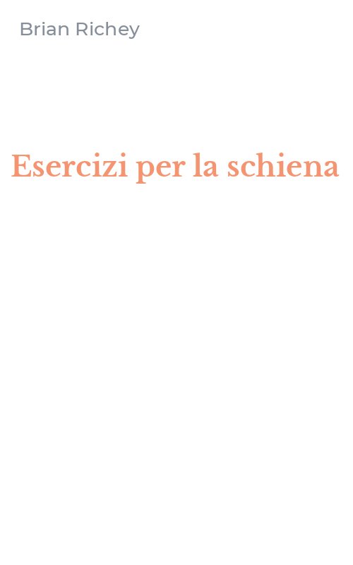 Esercizi per la schiena