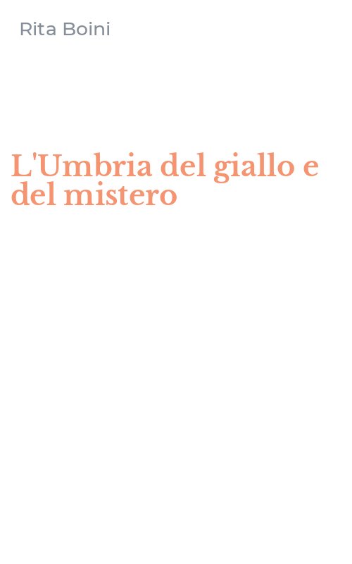 L'Umbria del giallo e del mistero