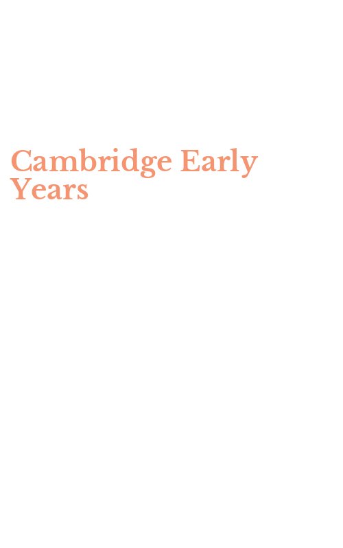 Cambridge Early Years