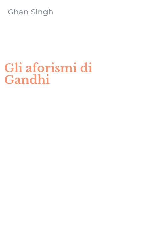 Gli aforismi di Gandhi