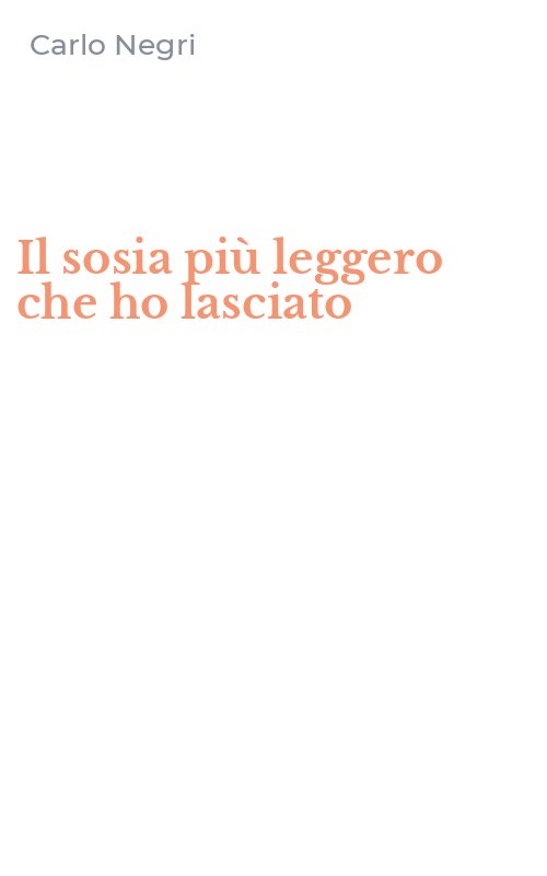 Il sosia più leggero che ho lasciato