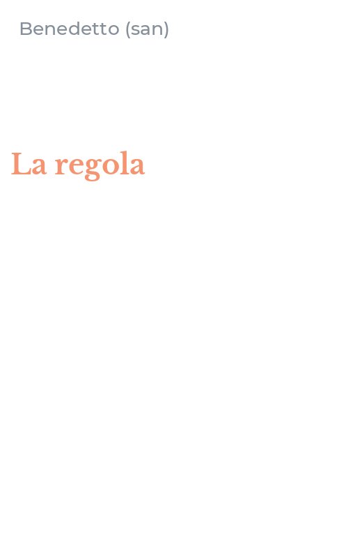 La regola