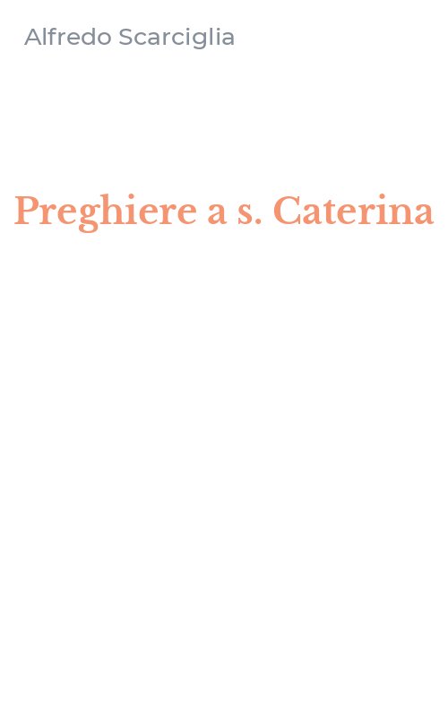 Preghiere a s. Caterina
