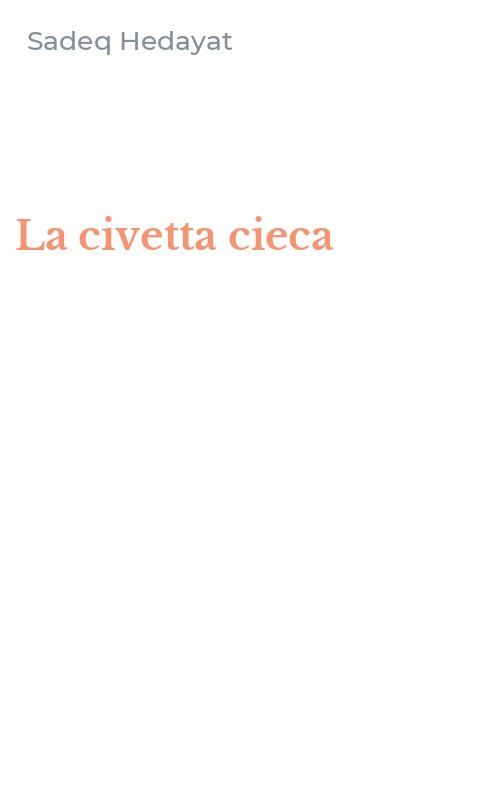 La civetta cieca