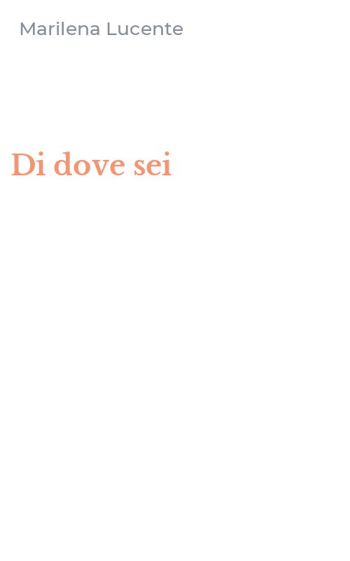 Di dove sei