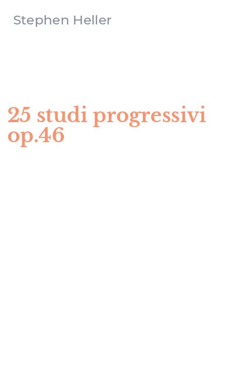25 studi progressivi op.46