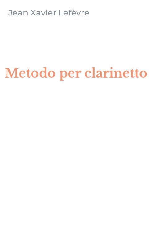 Metodo per clarinetto