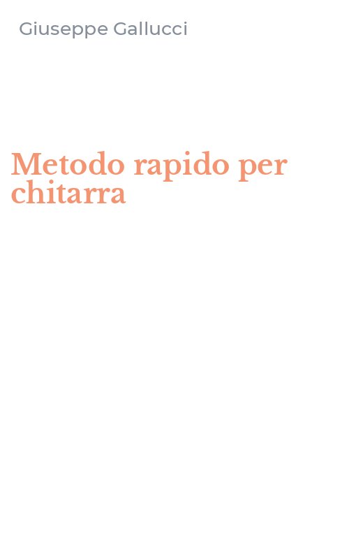 Metodo rapido per chitarra