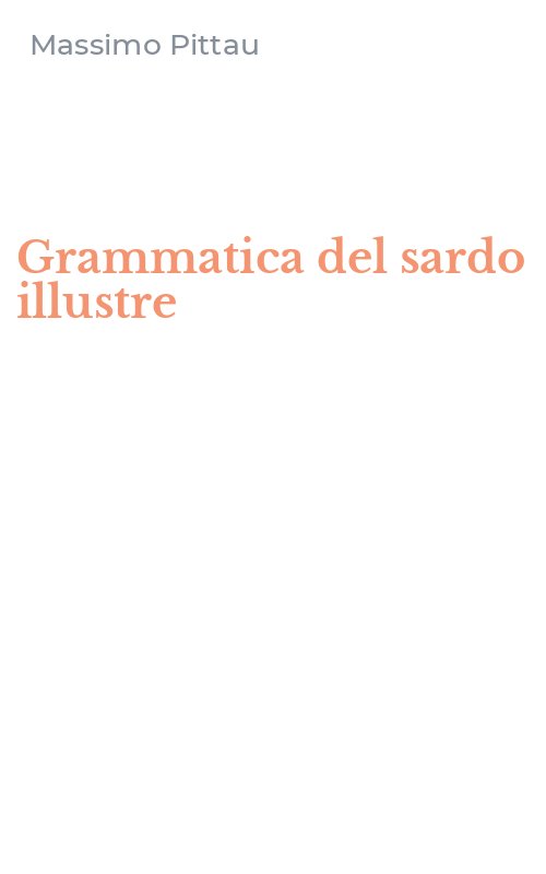 Grammatica del sardo illustre
