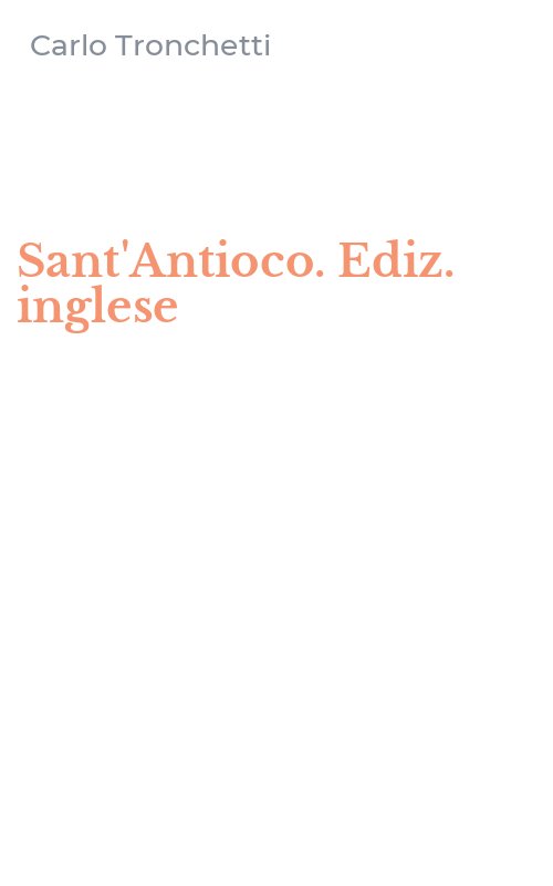 Sant'Antioco. Ediz. inglese