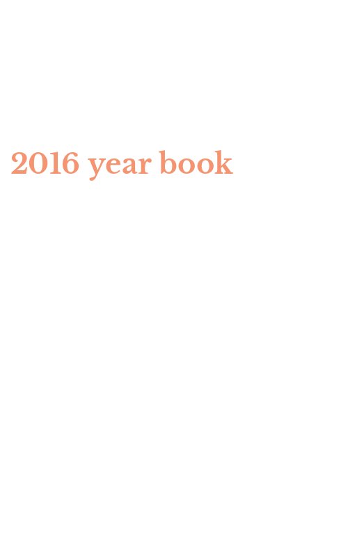 2016 year book