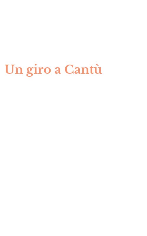 Un giro a Cantù