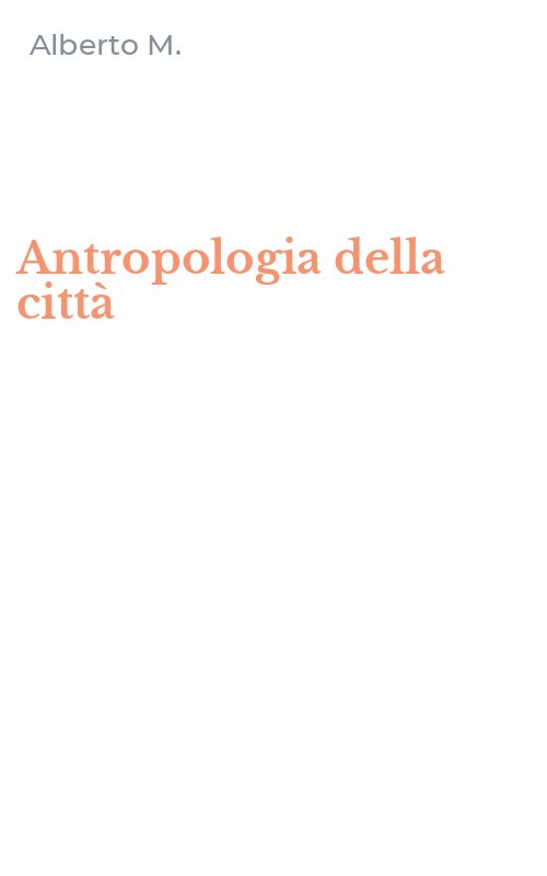 Antropologia della città