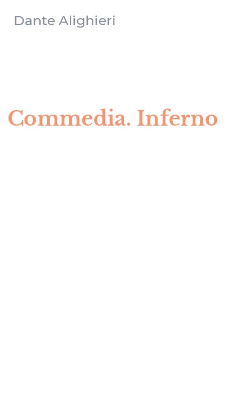 Commedia. Inferno
