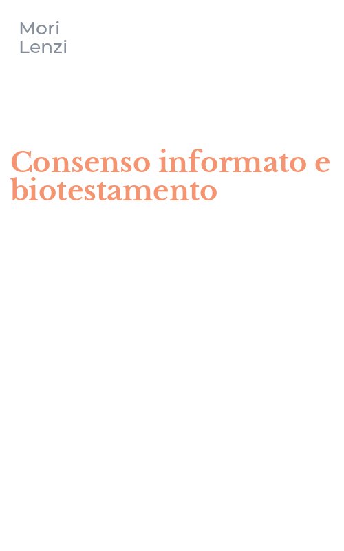 Consenso informato e biotestamento