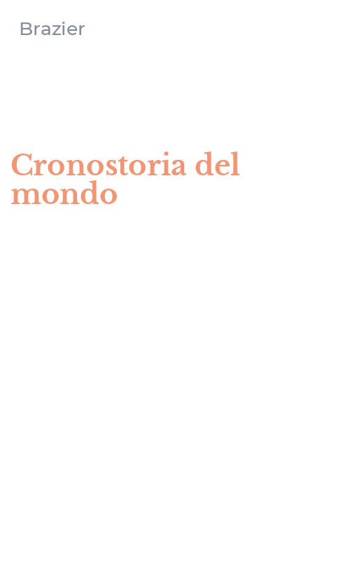 Cronostoria del mondo