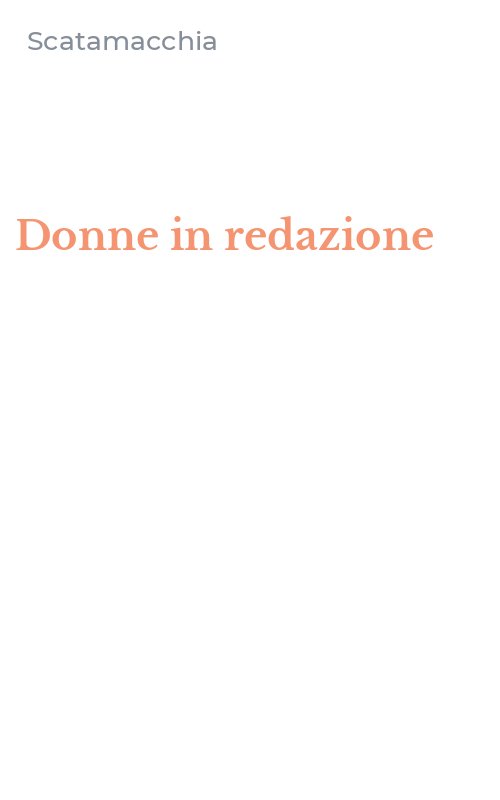 Donne in redazione