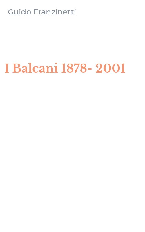 I Balcani 1878-2001