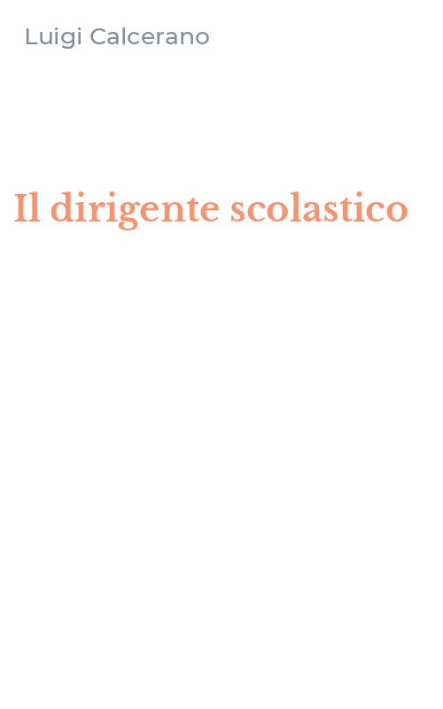 Il dirigente scolastico