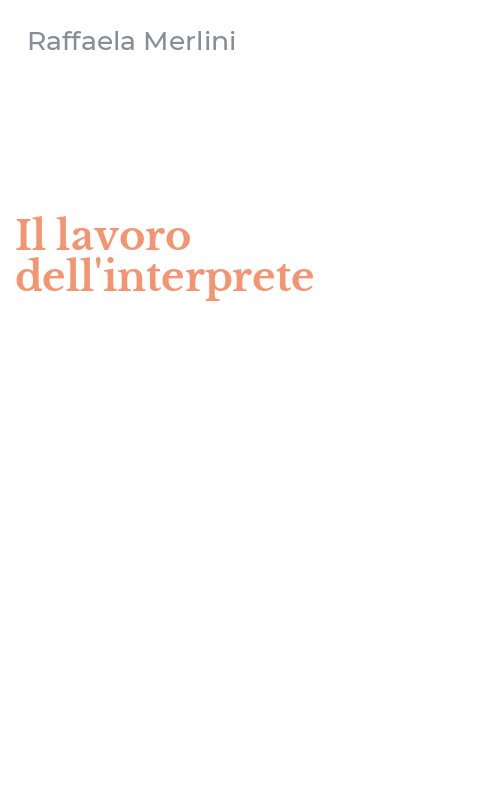 Il lavoro dell'interprete