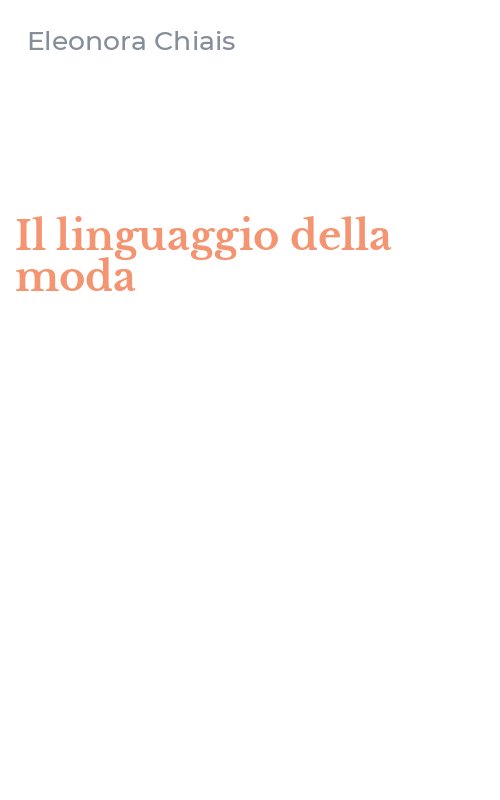 Il linguaggio della moda