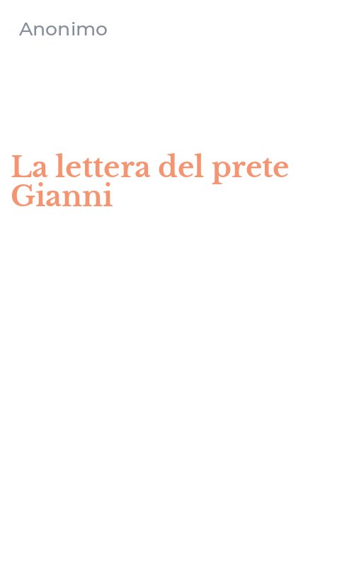 La lettera del prete Gianni