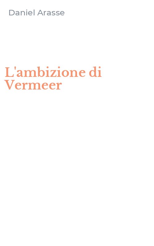 L'ambizione di Vermeer